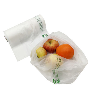 Buen precio Bolsas de productos limpios biodegradables a medida basadas en almidón de maíz para frutas y verduras en línea
