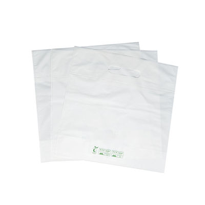 Buen precio Bolsas de compras grandes reutilizables compostables con mango cortado a presión Impreso a medida en línea