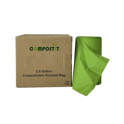 Bolsas de basura de baño y cocina biodegradables, adecuadas para uso doméstico y de oficina