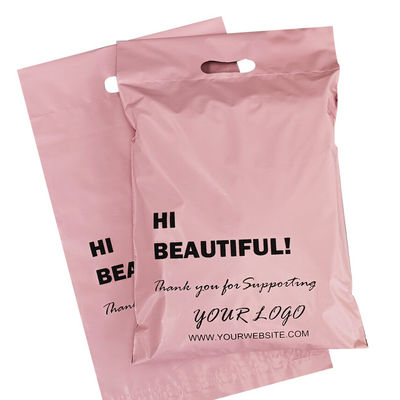 Buen precio Bolsas de correo compostables de almidón de maíz con manijas en línea