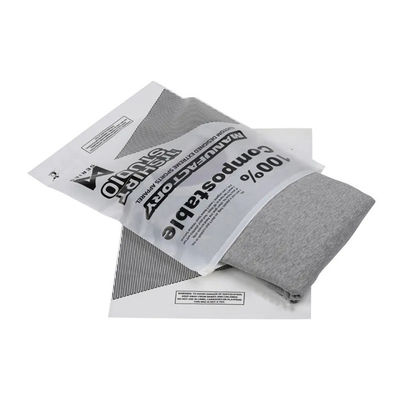 Buen precio Biodegradable Compostable Zip Lock Bolsas de ropa Embalaje Tamaño personalizado en línea