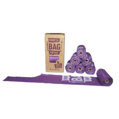 Buen precio T-shirt biodegradable personalizado con manguera de bolsas de caca de perro perfumadas en un rollo en línea