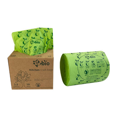 Bolsas de basura de cocina ecológicas y compostables para desechos de alimentos
