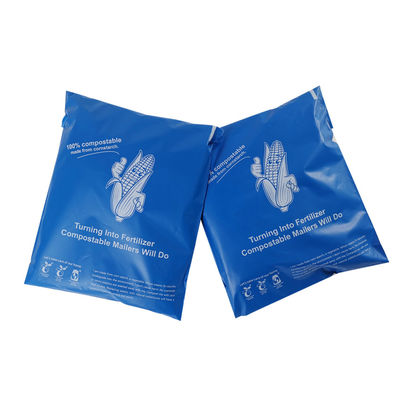 Bolsas de correo ecológicas y compostables coloreadas para el transporte marítimo sostenible