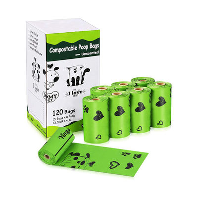Buen precio Bolsa de desechos de perros para mascotas al aire libre basada en almidón de maíz biodegradable en línea