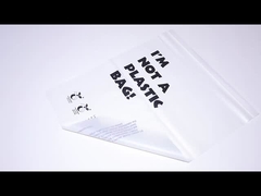 Biodegradable Compostable Zip Lock Bolsas de ropa Embalaje Tamaño personalizado