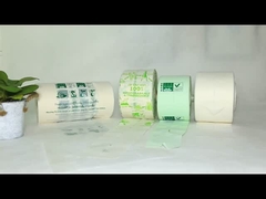 Bolsas de productos biodegradables con tapa plana Bolsas de frutas y verduras compostables a medida